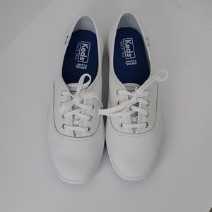 White Leather Keds Sneakers